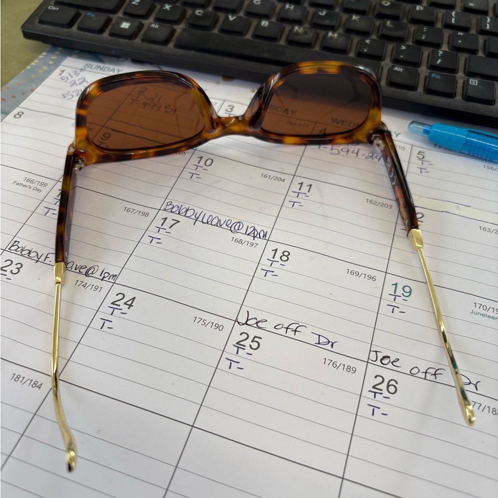 Chic Tortoise Shell Sunglasses - Picture 5 of 5